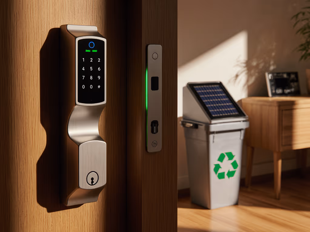 Smart Lock Sustainability: Energy and Recycling Data