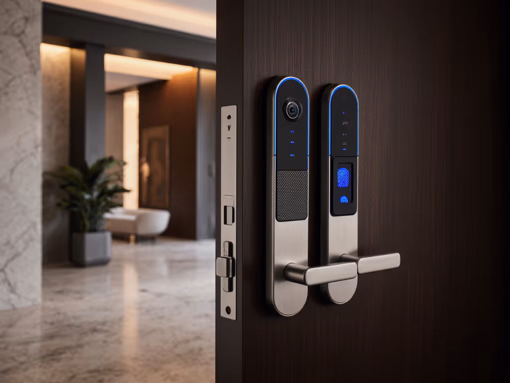 Biometric Door Lock Comparison: Face, Fingerprint, and Vein Security