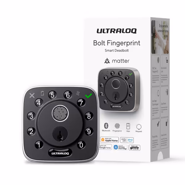 ULTRALOQ Bolt Fingerprint Smart Lock
